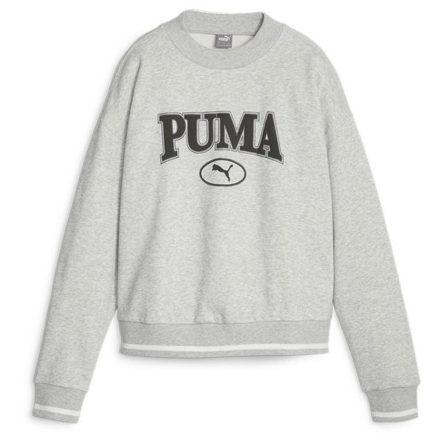 PUMA Sweatshirt Squad Crew - Light Grey Heather Woman, size Small on Productcaster.