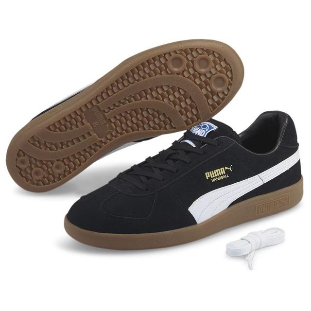 PUMA Handball It - Black/white/gum Light Brown, size 40½ on Productcaster.