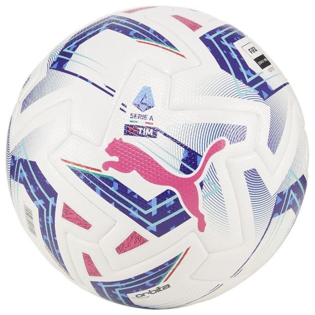 PUMA Football Serie A Orbita Fifa Quality Pro Match Ball - White/blue Glimmer/sunset Glow, size Ball SZ. 5 on Productcaster.