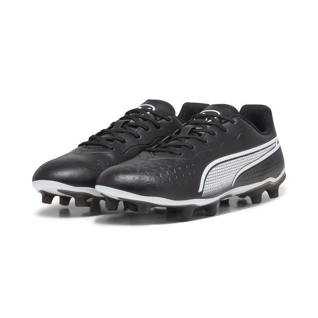 PUMA King Match Fg/ag Breakthrough - Black/white, size 40½ on Productcaster.