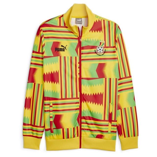 Ghana Track Jacket Ftblculture Africa Cup Of Nations 2023 - Yellow/red/green - , size Small on Productcaster.