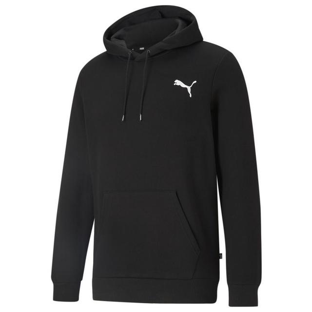 Ess Small Logo Hoodie Fl PUMA Black-cat, size X-Large on Productcaster.