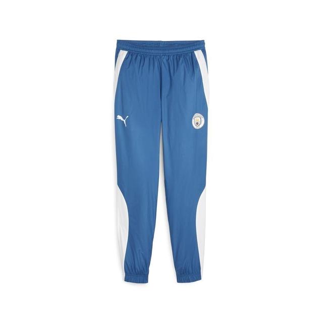 Manchester City Training Trousers Pre Match Woven - Blue/white - , size Large on Productcaster.