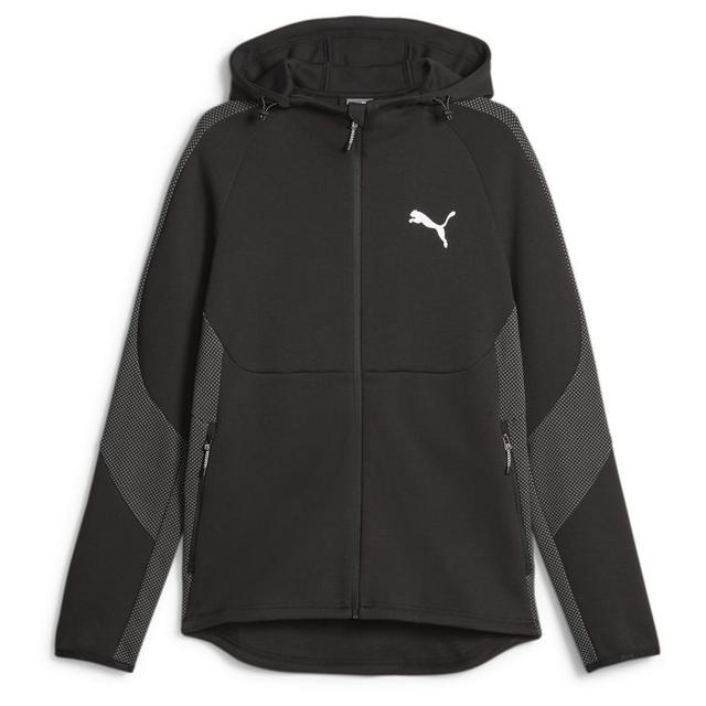 PUMA Hoodie Evostripe Full Zip - Black, size Large on Productcaster.