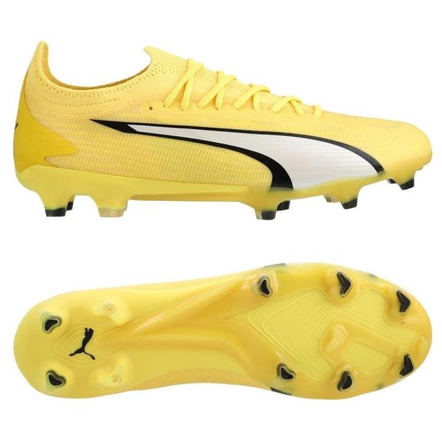 PUMA Ultra Ultimate Fg/ag Voltage - Yellow Blaze/white/black, size 46½ on Productcaster.