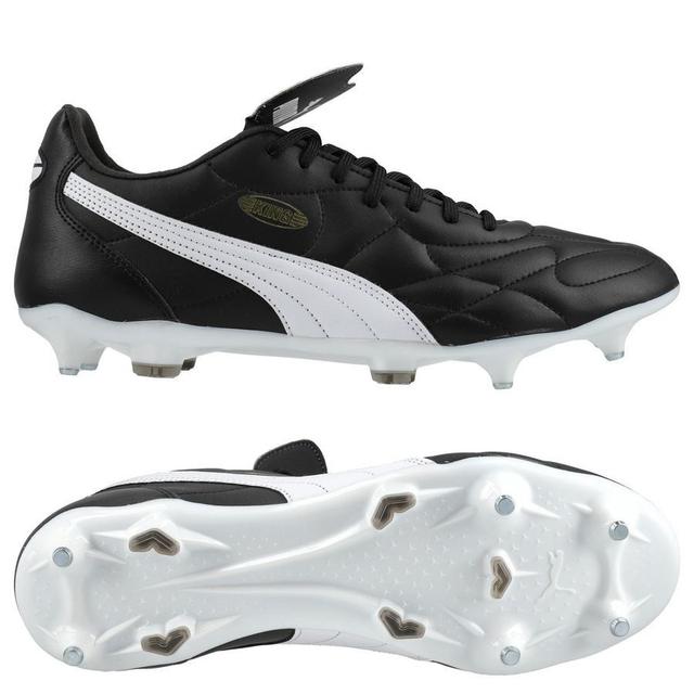 PUMA King Top Sg - Black/white/PUMA Gold, size 46½ on Productcaster.