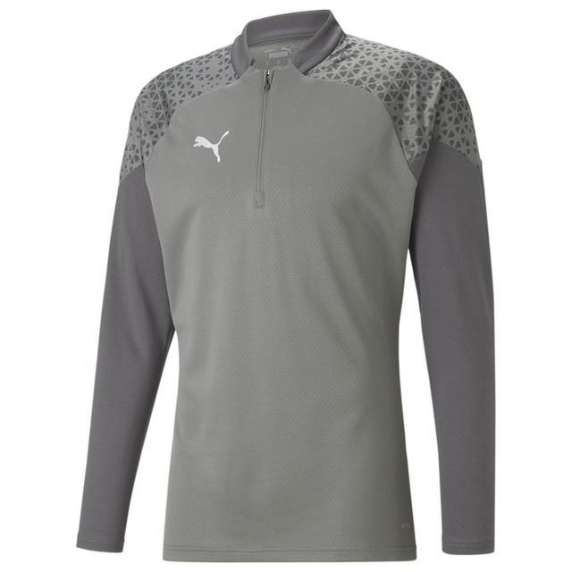 Teamcup Training 1/4 Zip Top Flat Medium Gray - , size X-Small on Productcaster.