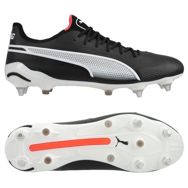 PUMA King Ultimate Sg Breakthrough - Black/white/fire Orchid - Soft Ground (Sg), size 42 on Productcaster.