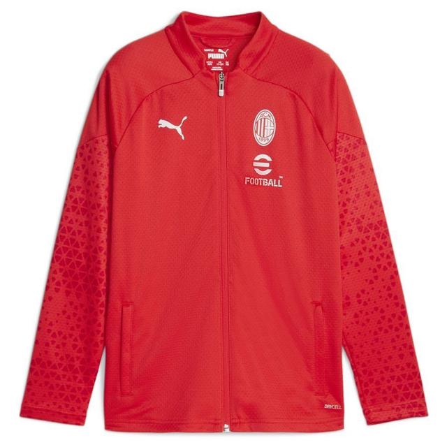 Milan Training Jacket - Red/feather Grey Kids - , size S/140 cm on Productcaster.