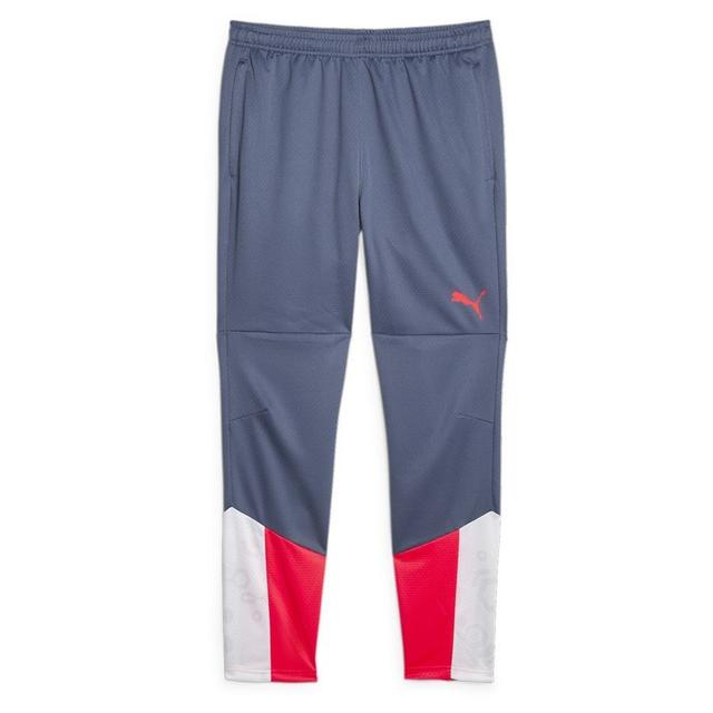 PUMA Training Trousers Individualcup - Blue/fire Orchid/white, size Medium on Productcaster.