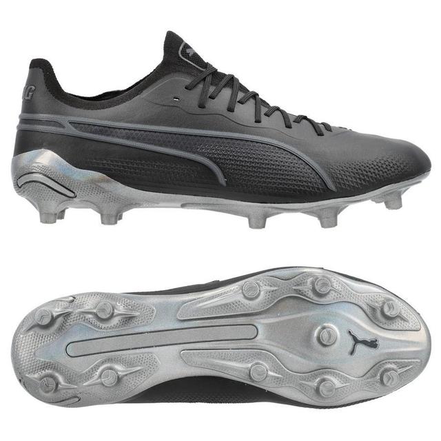 PUMA King Ultimate Fg/ag Eclipse - Black/asphalt, size 39 on Productcaster.