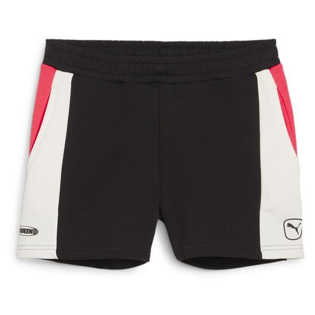 Wwc Queen Sweat Shorts Electric Blush-warm White-black - , size X-Small on Productcaster.