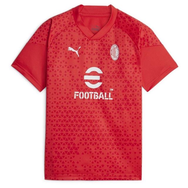 Milan Training T-shirt - Red/white Kids - PUMA, size YXS/116 cm on Productcaster.