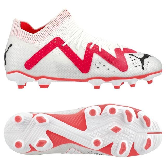 PUMA Future Pro Fg/ag Breakthrough - White/black/fire Orchid Kids, size 32 on Productcaster.