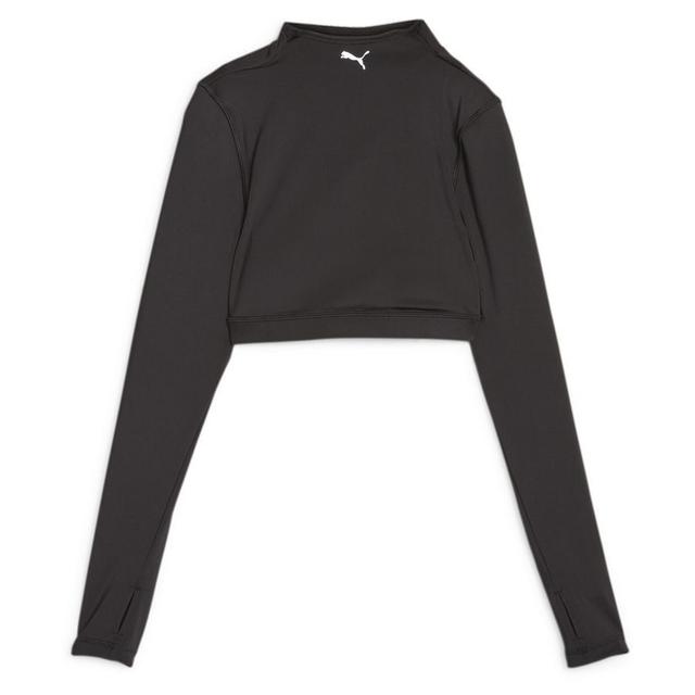 Modest Activewear Longsleeve Sports Bra PUMA Black, størrelse Small on Productcaster.