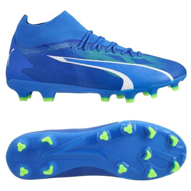 PUMA Ultra Pro Fg/ag Gear Up - Ultra Blue/white/pro Green, size 44 on Productcaster.