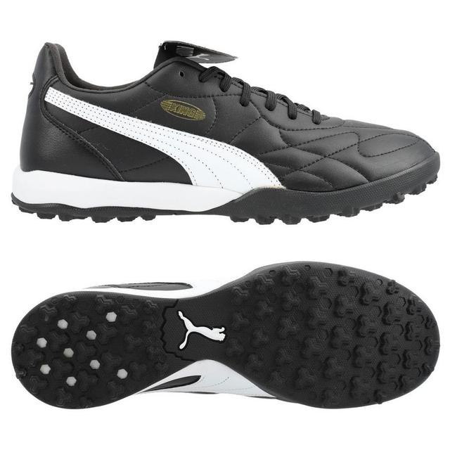 PUMA King Top Tt - Black/white/PUMA Gold, size ['37 on Productcaster.