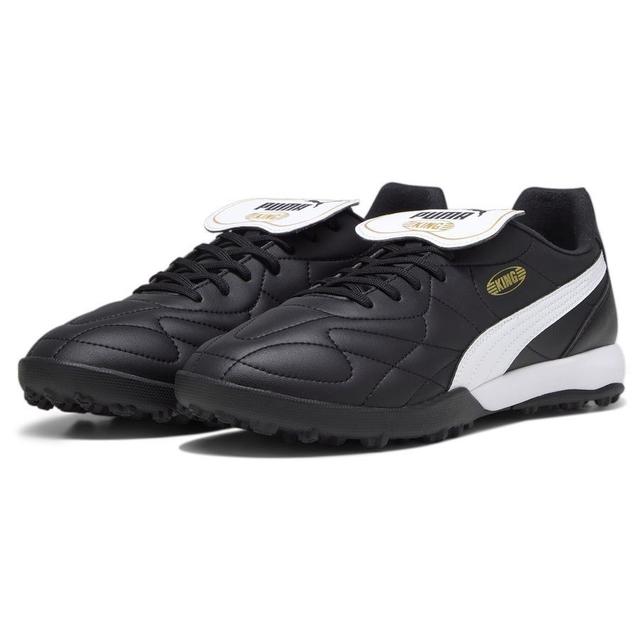 PUMA King Top Tt - Black/white/PUMA Gold, size 45 on Productcaster.