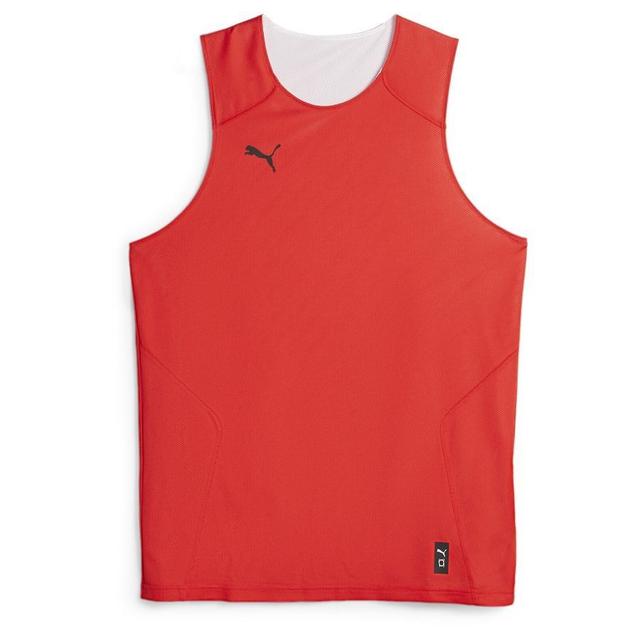 Hoops Team Reverse Practice Jersey PUMA Red, size Large on Productcaster.