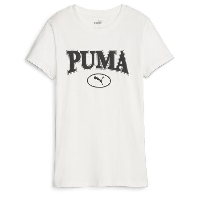 PUMA T-shirt Squad - White, size Small on Productcaster.