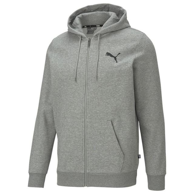 Ess Small Logo Fz Hoodie Fl Medium Gray Heather-cat - PUMA, maat X-Large on Productcaster.