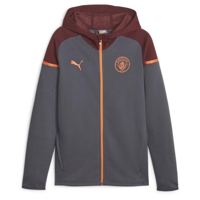 Manchester City Hoodie Casuals - Grey/orange - , size X-Large on Productcaster.