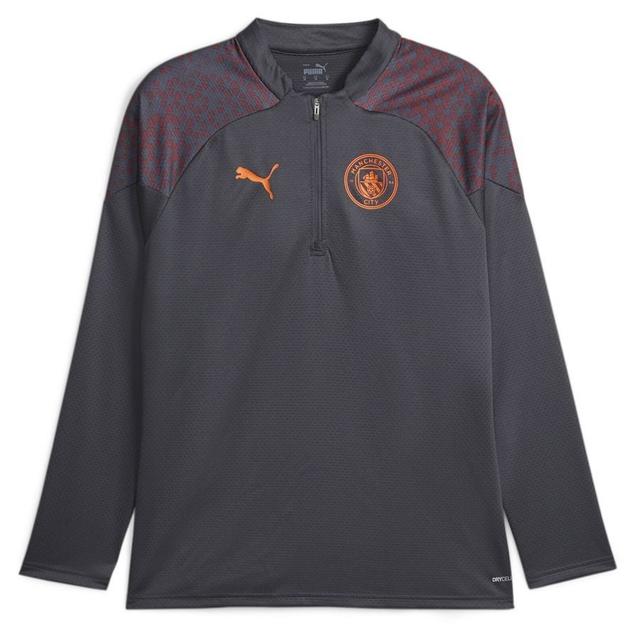 Manchester City Training Shirt 1/4 Zip - Grey/orange - , size XX-Large on Productcaster.