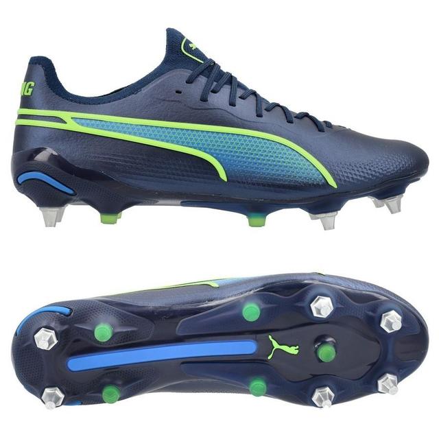 PUMA King Ultimate Sg Gear Up - Persian Blue/pro Green/ultra Blue, size 40½ on Productcaster.