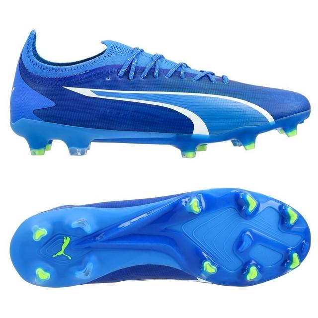 PUMA Ultra Ultimate FG/AG Gear Up - Ultra Blue/Weiß/Grün, Größe 46 on Productcaster.