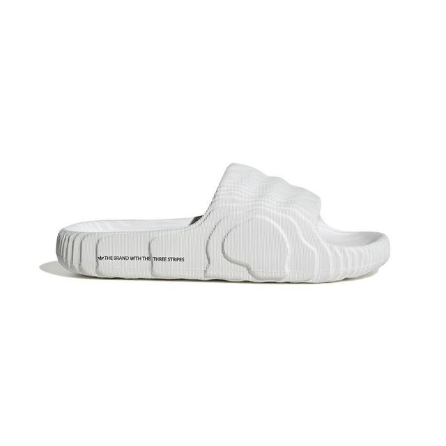 adidas Originals Slide Adilette 22 - Crystal White/core Black, size 47 on Productcaster.