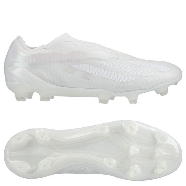 adidas X Crazyfast .1 Laceless Fg Pearlized - Footwear White, size 46⅔ on Productcaster.