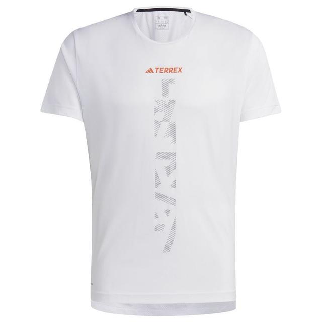 adidas Running T-shirt Terrex Agravic Trail - White, size XX-Large on Productcaster.