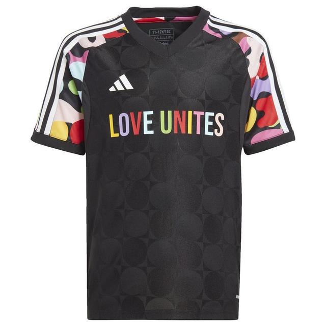 adidas Training T-shirt Tiro Pride - Schwarz/multicolor Kinder, Größe 140 cm on Productcaster.