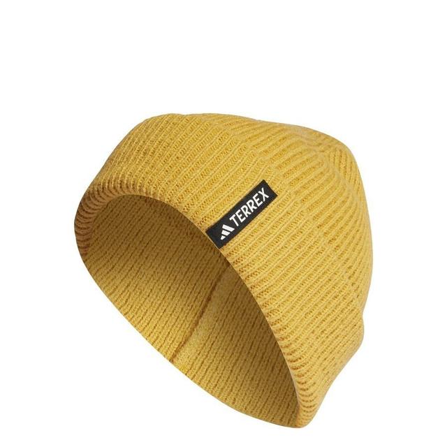 adidas Beanie Terrex - Yellow, size One Size Adult on Productcaster.