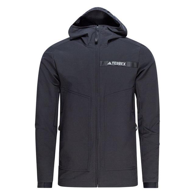 adidas Jacket Terrex Multi Softshell - Black, size Large on Productcaster.