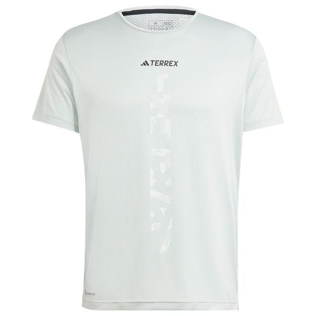 adidas Running T-shirt Terrex Agravic - Silver, size Small on Productcaster.