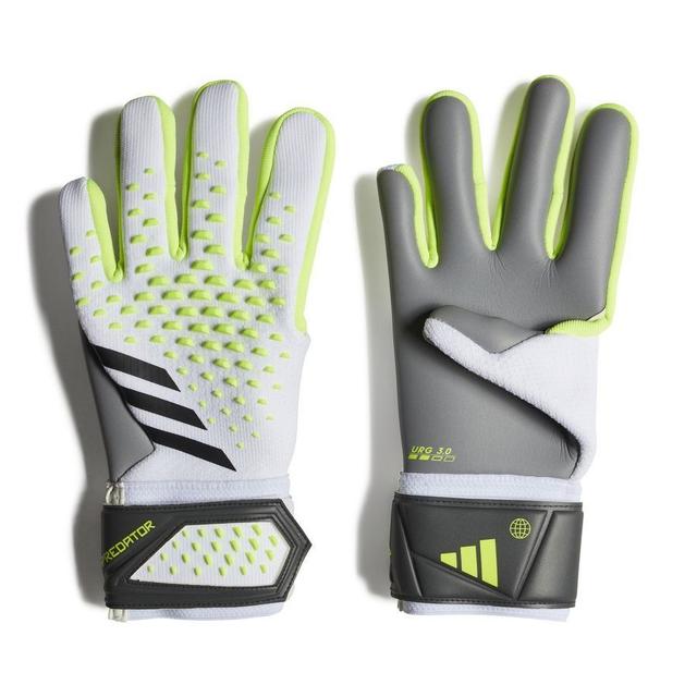 adidas Goalkeeper Gloves Predator League Crazyrush - White/lucid Lemon/black, size 11 on Productcaster.