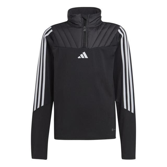 adidas Training Shirt Tiro 23 Club Winterized - Black/halo Silver Kids, size 116 cm on Productcaster.