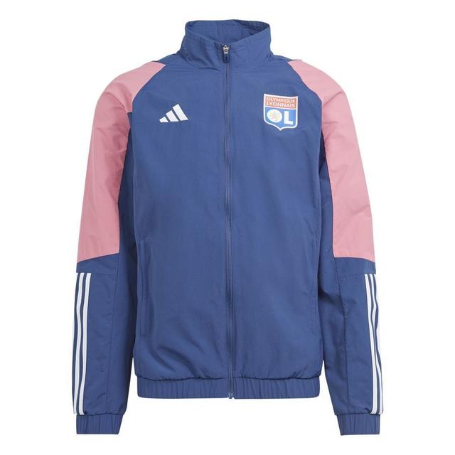 Lyon Træningsjakke Presentation Tiro 23 - Navy/Pink - adidas, størrelse X-Large on Productcaster.