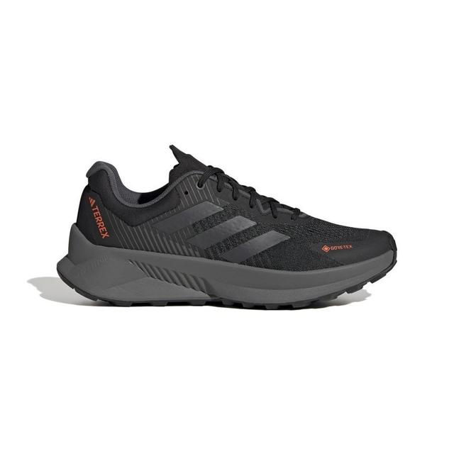 adidas Running Shoe Terrex Soulstride Flow Gore-tex - Core Black/orange, size 44⅔ on Productcaster.