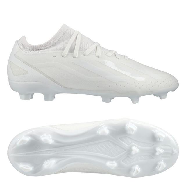 adidas X Crazyfast .3 Fg Pearlized - Footwear White Kids, size 33½ on Productcaster.