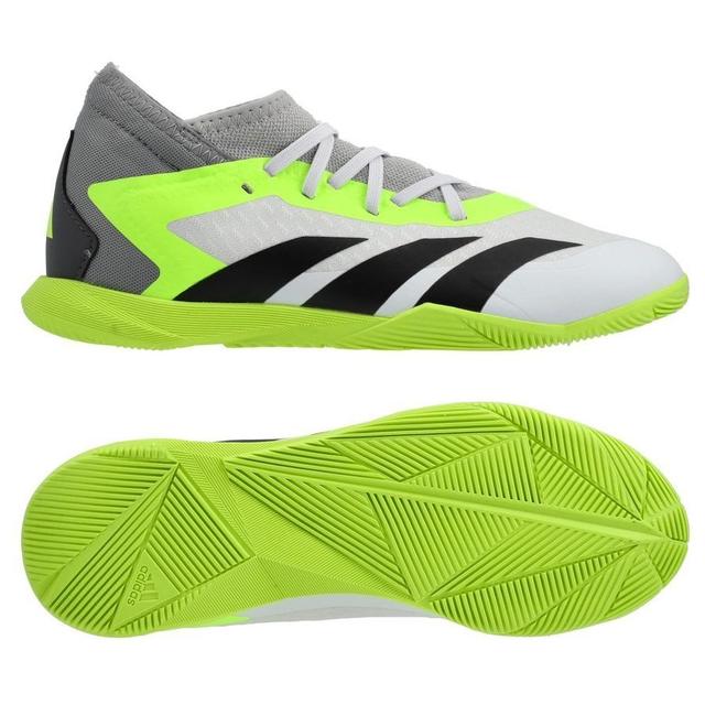 adidas Predator Accuracy .3 In Crazyrush - Hvit/sort/lucid Lemon Barn - Innendørs (Ic), størrelse 34 on Productcaster.