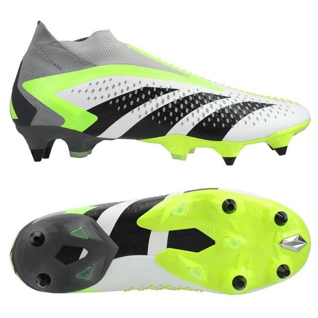 adidas Predator Accuracy + SG Crazyrush - Weiß/Schwarz/Lucid Lemon - Soft Ground (SG), Größe 41⅓ on Productcaster.