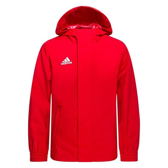 adidas Jacke All Weather Entrada 22 - Rot/Weiß Kinder, Größe 164 cm on Productcaster.