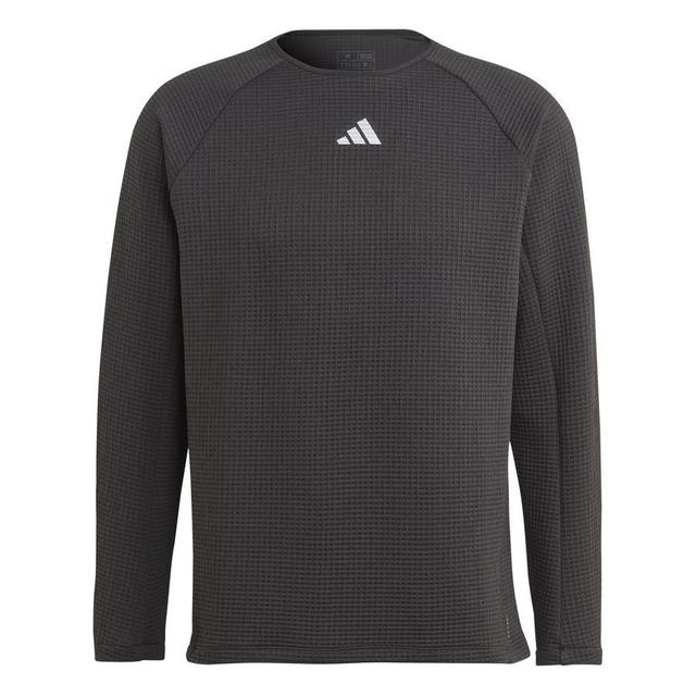 adidas Running Shirt Ultimate Conquer The Elements Warm - Black Long Sleeves, size Small on Productcaster.