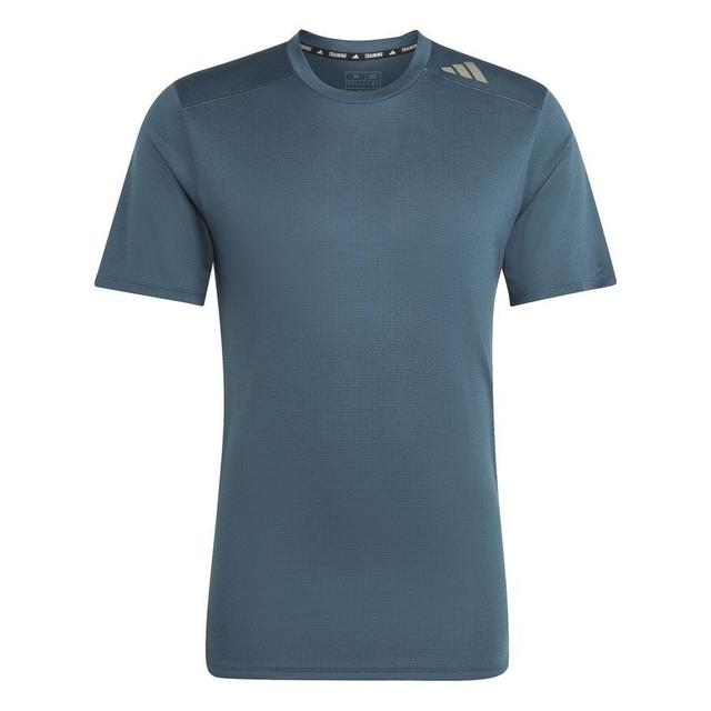 adidas Training T-shirt Designed For Training Hiit - Blue, size Medium on Productcaster.