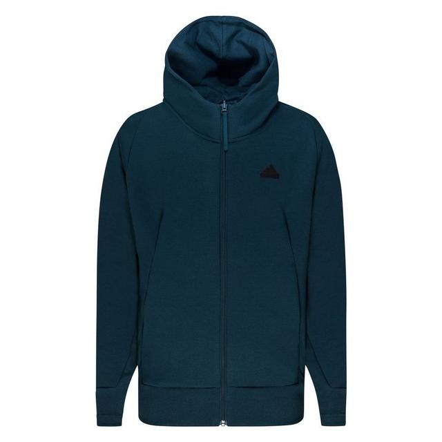 adidas Hettegenser Z.N.E. Premium Full Zip - Blå, størrelse Medium on Productcaster.