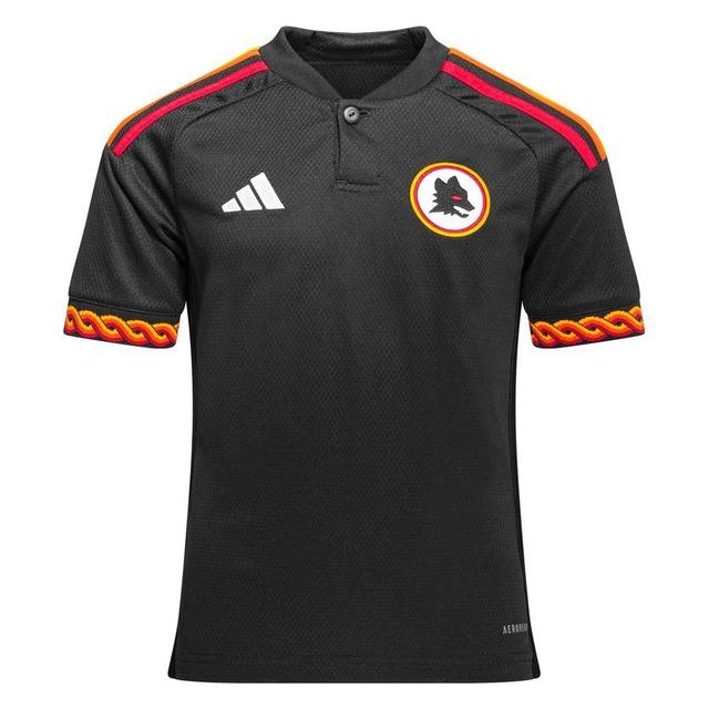 AS Roma 3. Trøje 2023/24 Børn - adidas, størrelse 140 cm on Productcaster.