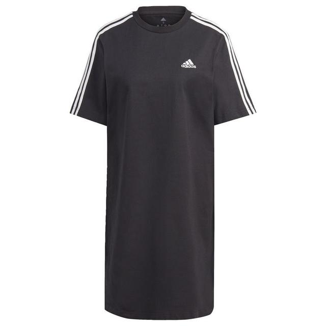 adidas Essentials 3-streifen Single Jersey Boyfriend T-shirt-kleid, Größe Small on Productcaster.