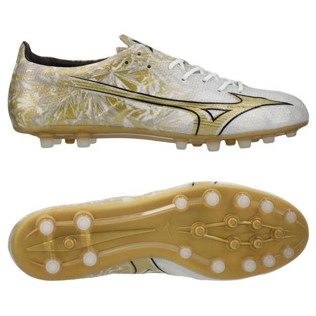 Mizuno Alpha Elite Ag Prism Gold - Vit/guld/svart - Konstgräs (Ag), storlek 39 on Productcaster.